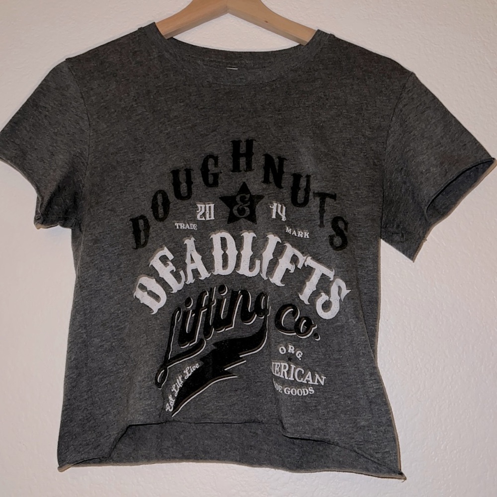 CROP WORKOUT WOMENS TEE